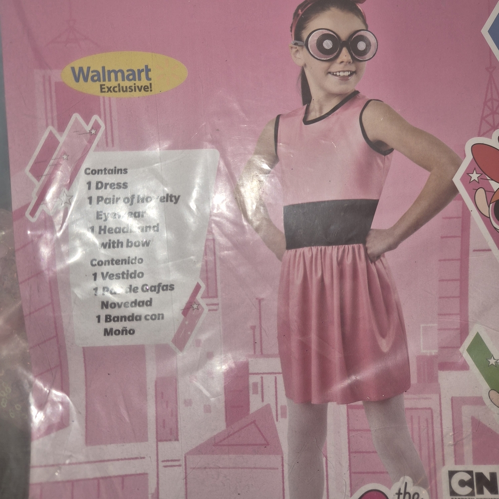 Cartoon Network Pink and Black Superhero Costume for Kids